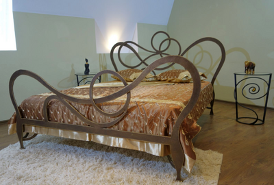 Кованая кровать Виктория